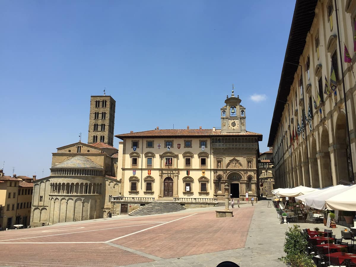 A view of Arezzo, the town where Istituto Agazzi is located