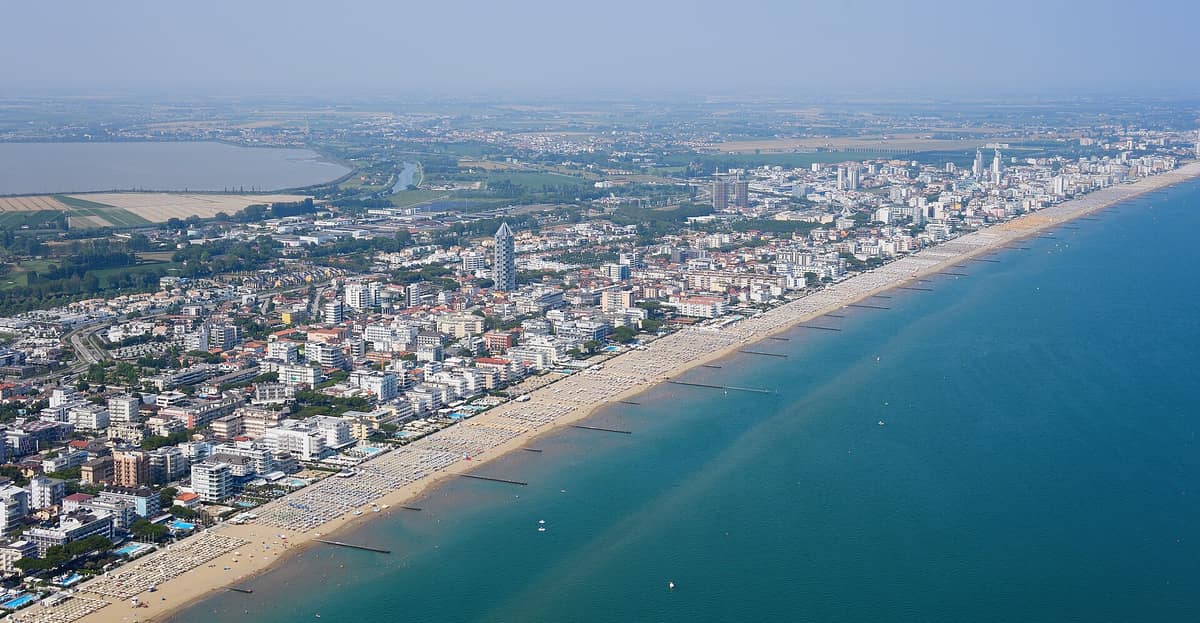 A view of Jesolo, the town where Ospedale di Jesolo is located