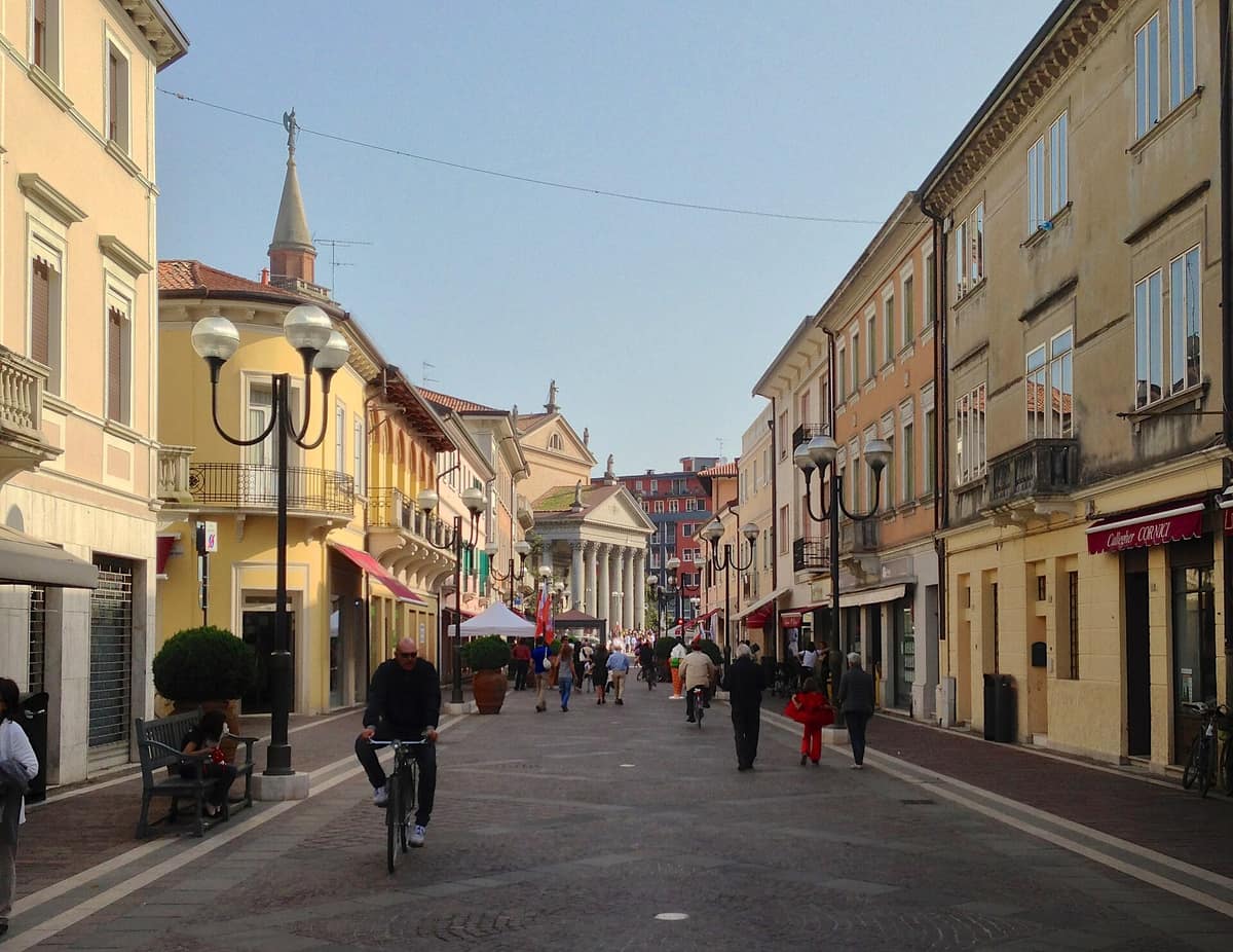 A view of San Dona di Piave, the town where Ospedale di San Dona is located