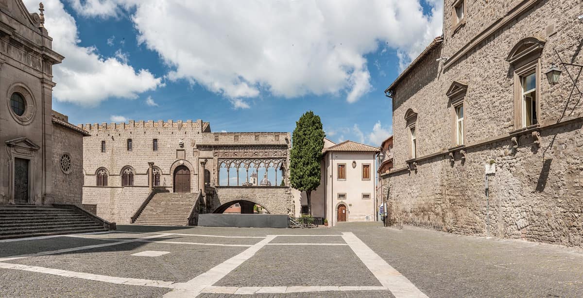 A view of Viterbo, the town where Ospedale Santa Rosa is located